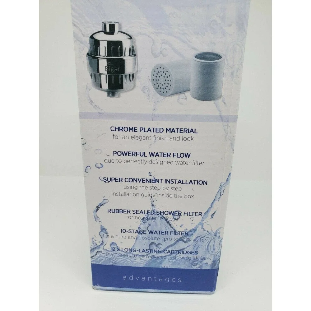 10 stage Universal Shower water filter bigar new
